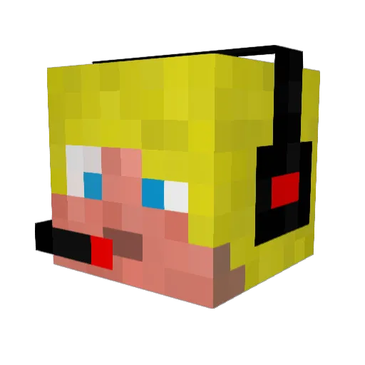bboyjonny Minecraft avatar head, 3D render