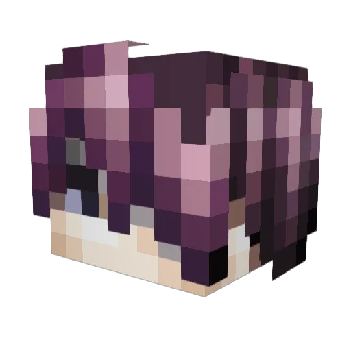 bbplio Minecraft avatar head, 3D render