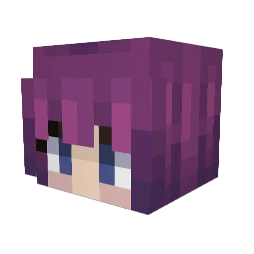 bbqchickenchar Minecraft avatar head, 3D render