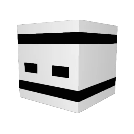 bbx66 Minecraft avatar head, 3D render
