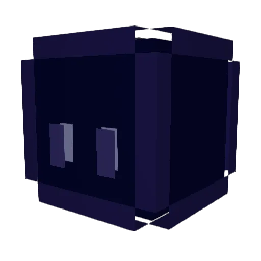 bby121 Minecraft avatar head, 3D render