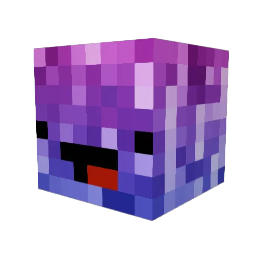 bbyem Minecraft avatar head, 3D render