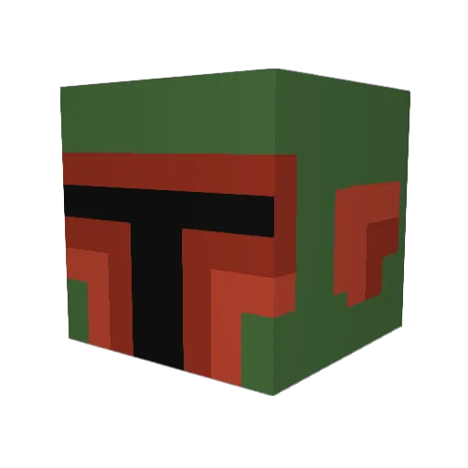 bbysoy Minecraft avatar head, 3D render