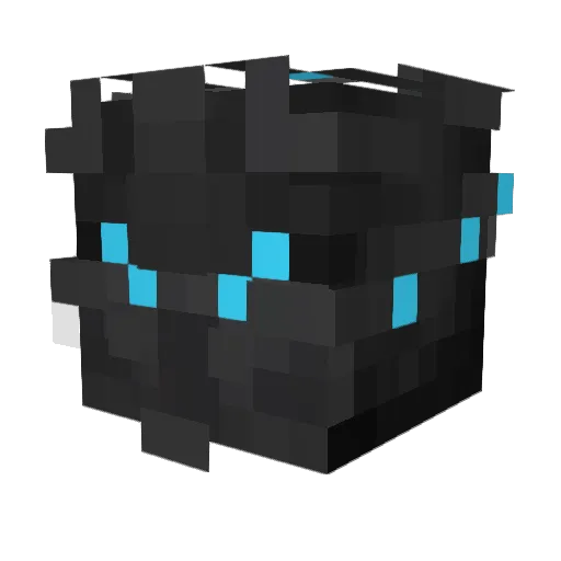 bbytj Minecraft avatar head, 3D render