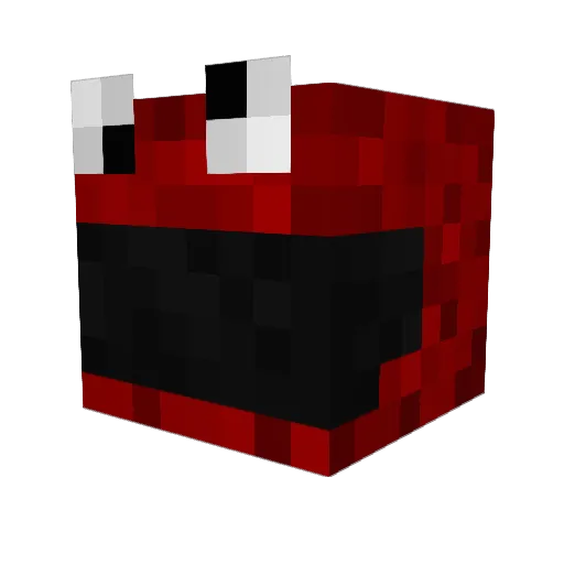 bc79 Minecraft avatar head, 3D render
