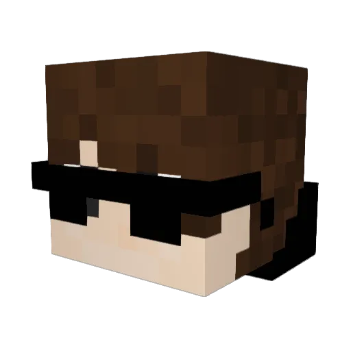 bcandrew23 Minecraft avatar head, 3D render