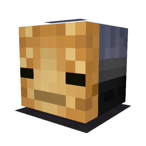 bcd2033c63ec4bf8 Minecraft avatar head, 3D render