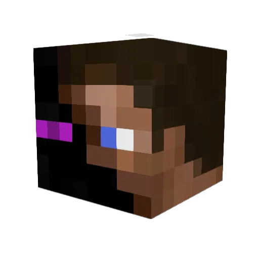 bchulley Minecraft avatar head, 3D render