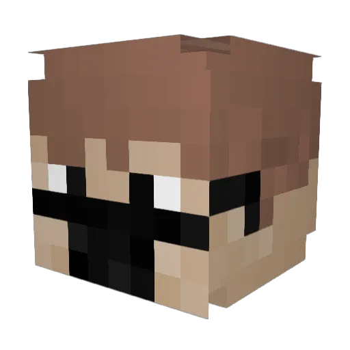 bcon1127 Minecraft avatar head, 3D render