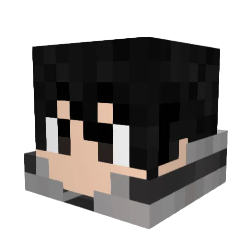 bcoop75 Minecraft avatar head, 3D render