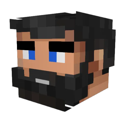 bcornell11 Minecraft avatar head, 3D render