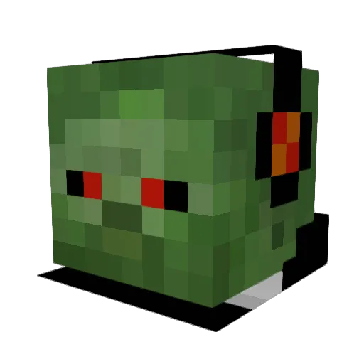 bcp98765 Minecraft avatar head, 3D render