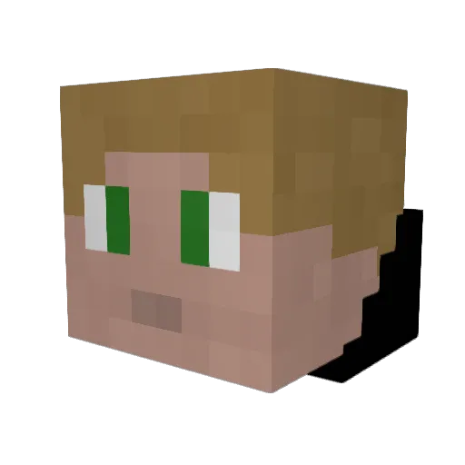 bcwhite79 Minecraft avatar head, 3D render