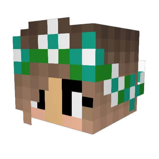bdancer150 Minecraft avatar head, 3D render