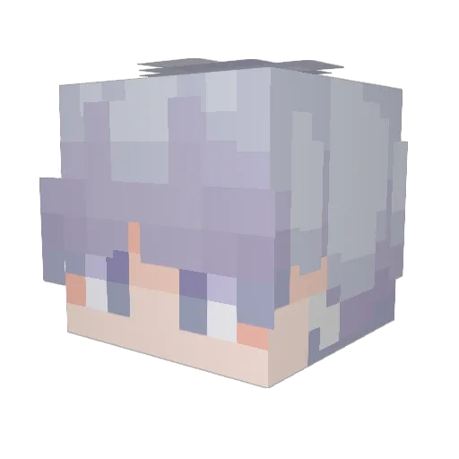 bdeer Minecraft avatar head, 3D render
