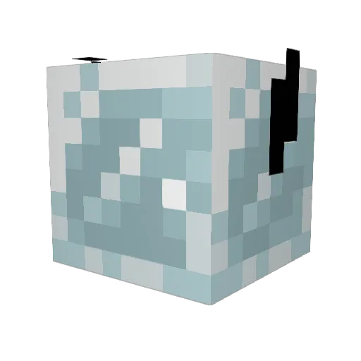 bderan Minecraft avatar head, 3D render