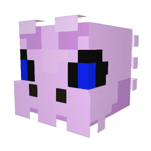 bdihnrz Minecraft avatar head, 3D render