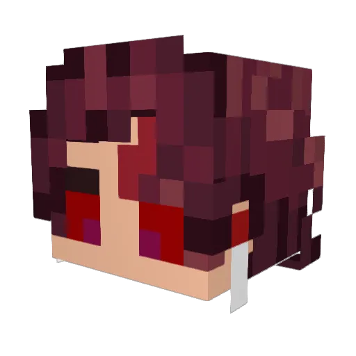 bdn93 Minecraft avatar head, 3D render