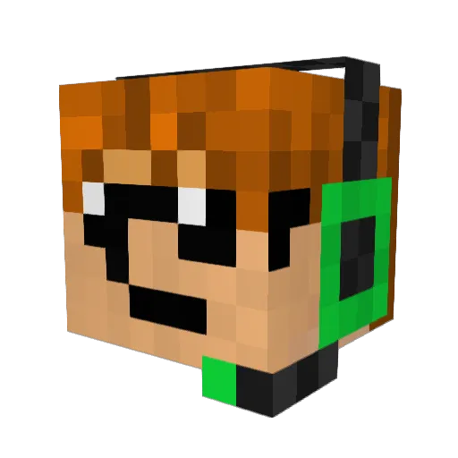 bdnich_97 Minecraft avatar head, 3D render