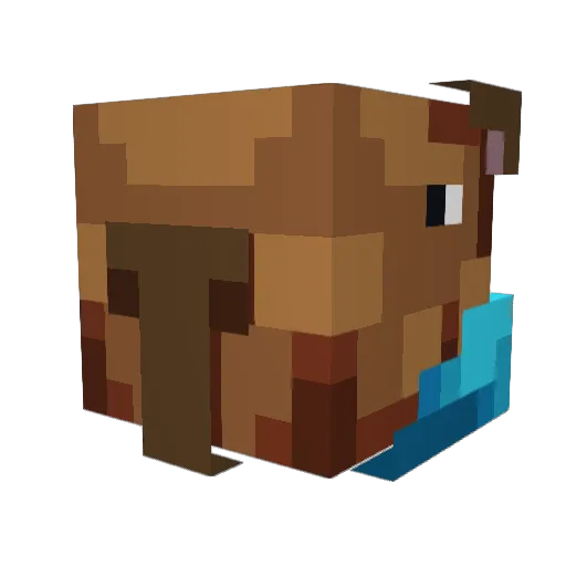 bdog111hhh Minecraft avatar head, 3D render