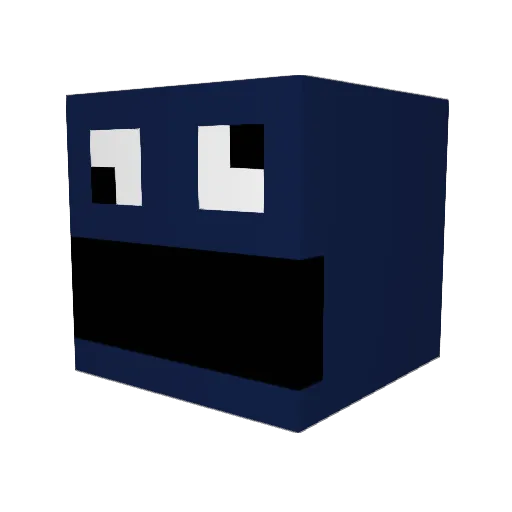 bdog6443 Minecraft avatar head, 3D render