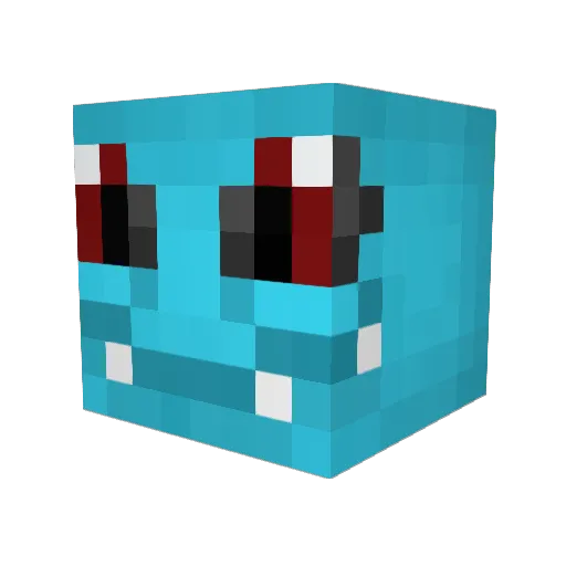 bdrzaz Minecraft avatar head, 3D render