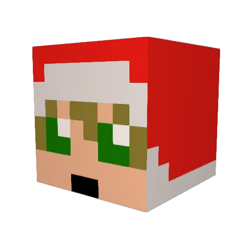 bdxo94 Minecraft avatar head, 3D render