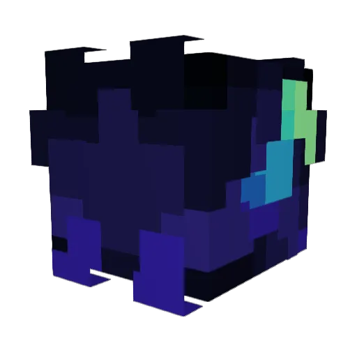 be1acd Minecraft avatar head, 3D render