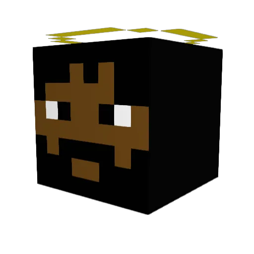 be_the_guy Minecraft avatar head, 3D render