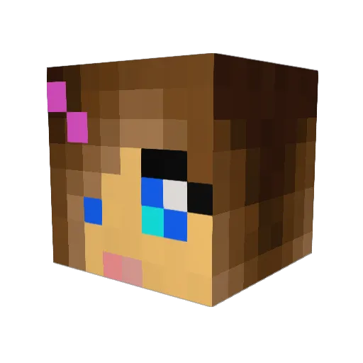 beaar7 Minecraft avatar head, 3D render