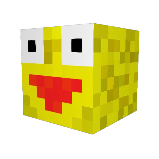 beachhousebacon Minecraft avatar head, 3D render