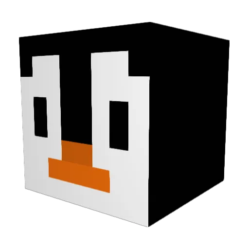 beacok Minecraft avatar head, 3D render