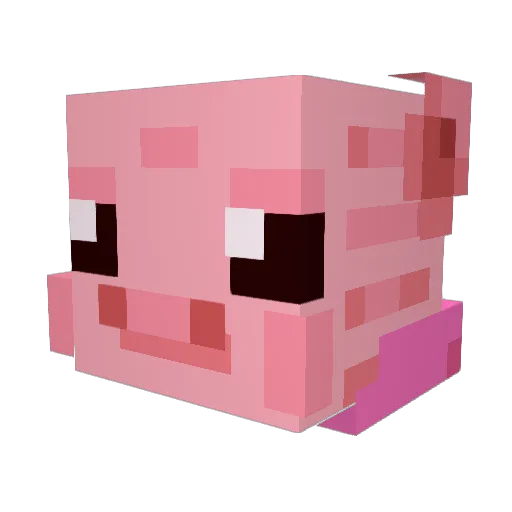 beaconborn Minecraft avatar head, 3D render