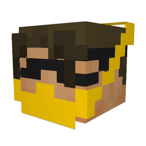 beagleboy92 Minecraft avatar head, 3D render