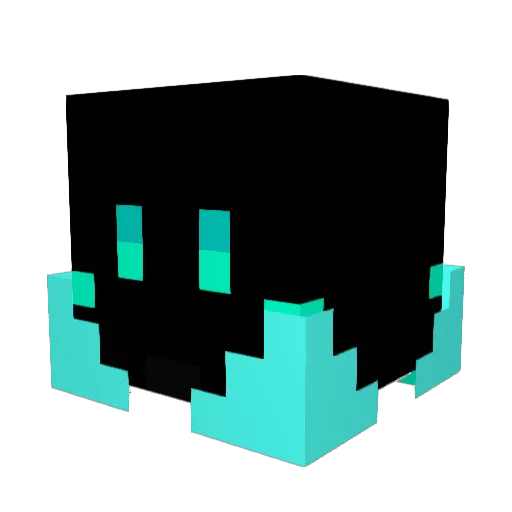 beajick Minecraft avatar head, 3D render