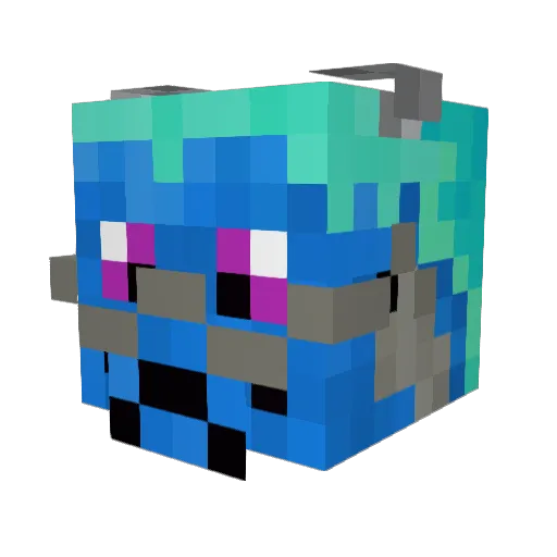 beakerbeaker07 Minecraft avatar head, 3D render