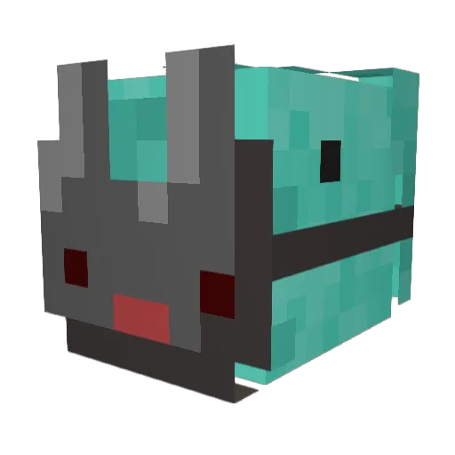 bean1an Minecraft avatar head, 3D render