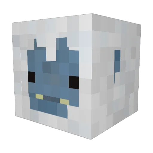 bean2471 Minecraft avatar head, 3D render