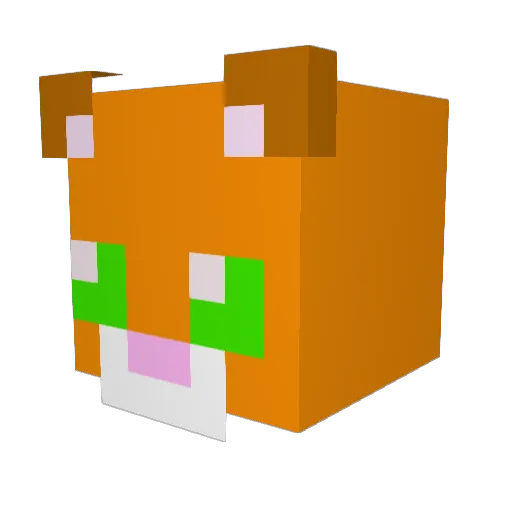 bean298 Minecraft avatar head, 3D render