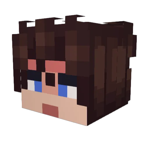 bean438 Minecraft avatar head, 3D render