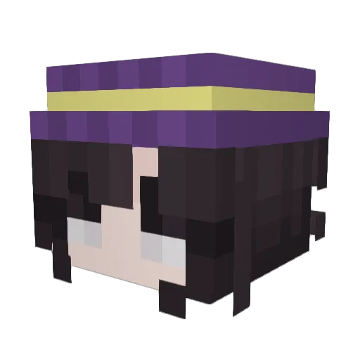 bean72 Minecraft avatar head, 3D render