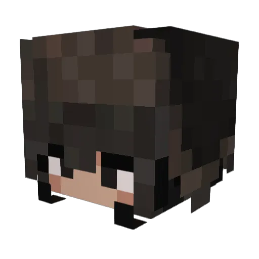 bean_shoe Minecraft avatar head, 3D render