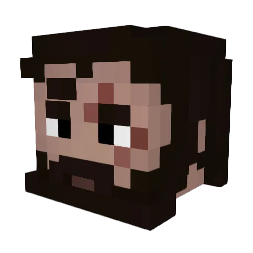 Minecraft-Avatar von beaniebabs: Kopf als 3D-Render