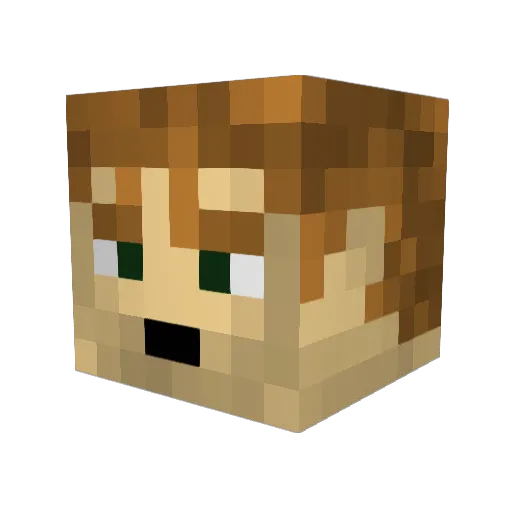 beaniebasket71 Minecraft avatar head, 3D render