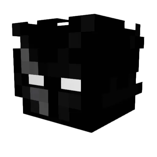 beannerd Minecraft avatar head, 3D render