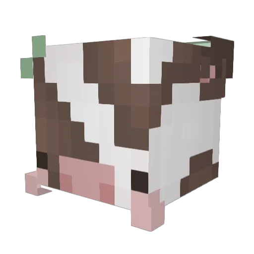 beannie4 Minecraft avatar head, 3D render