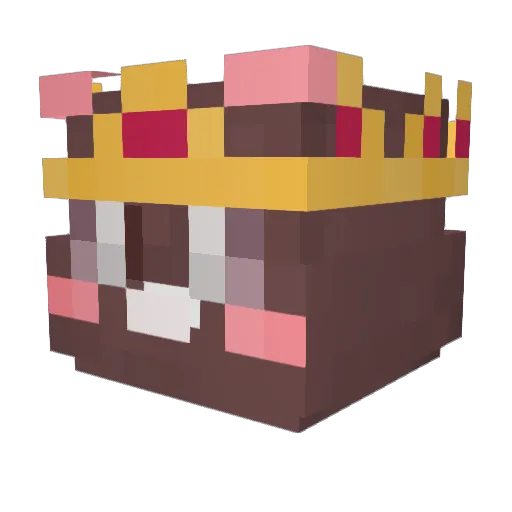 beannnnn_ Minecraft avatar head, 3D render