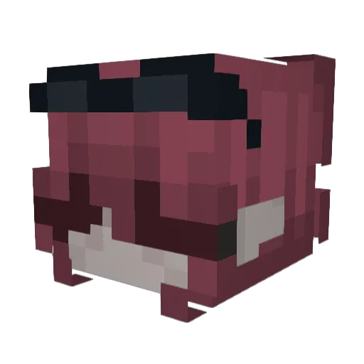 beansCACA Minecraft avatar head, 3D render
