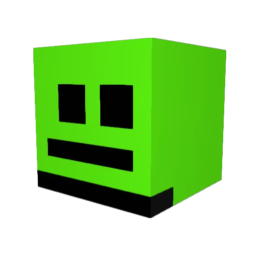 beansYSS Minecraft avatar head, 3D render