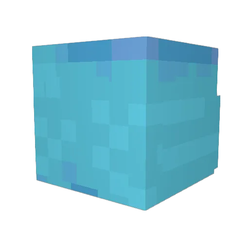 beansk1 Minecraft avatar head, 3D render
